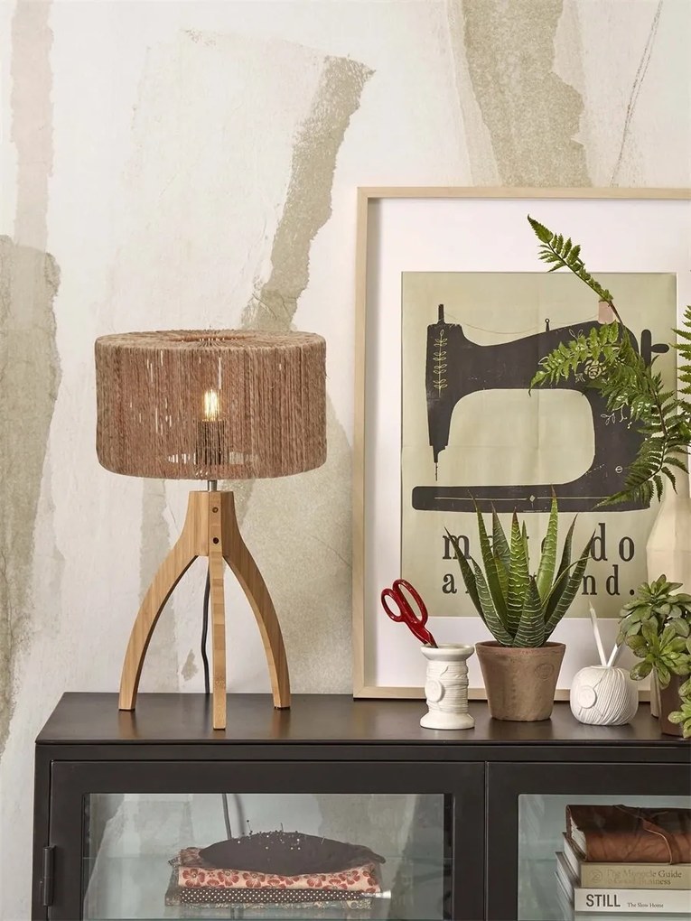 Lampa de masa eco din iuta Iguazu 3-legs nat/30x16, nat