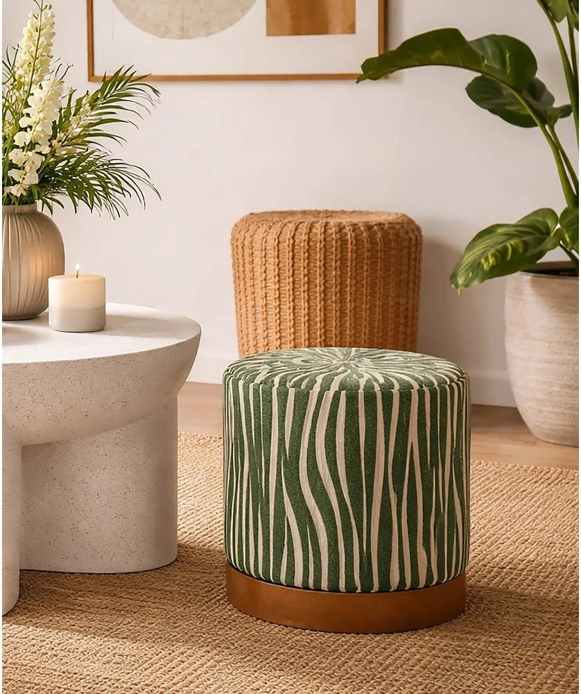 Puf verde Savana – Mauro Ferretti