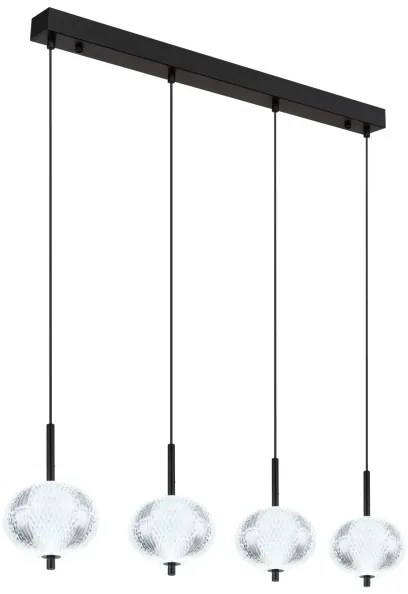 Lustră LED pe cablu Globo 16042-4H AIDA 4xLED/5,75W/230V 3000K/4500K/6500K