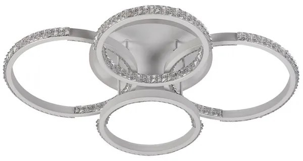 Lustră LED dimabilă aplicată LED/80W/230V 3000-6500K + telecomandă