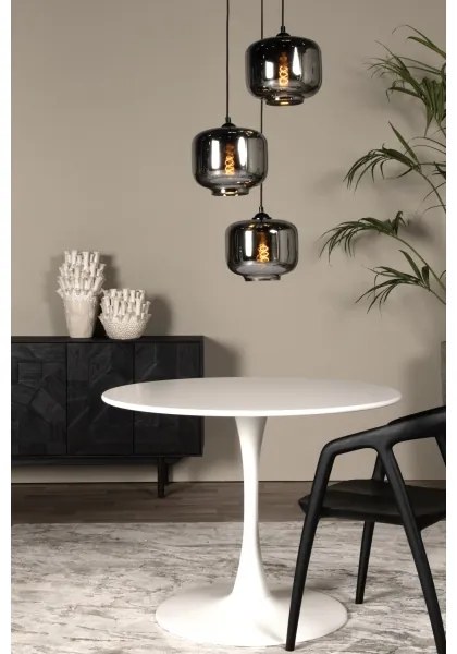 Lustră pe cablu Lucide 46413/13/65 MEDINE 3xE27/40W/230V fumuriu