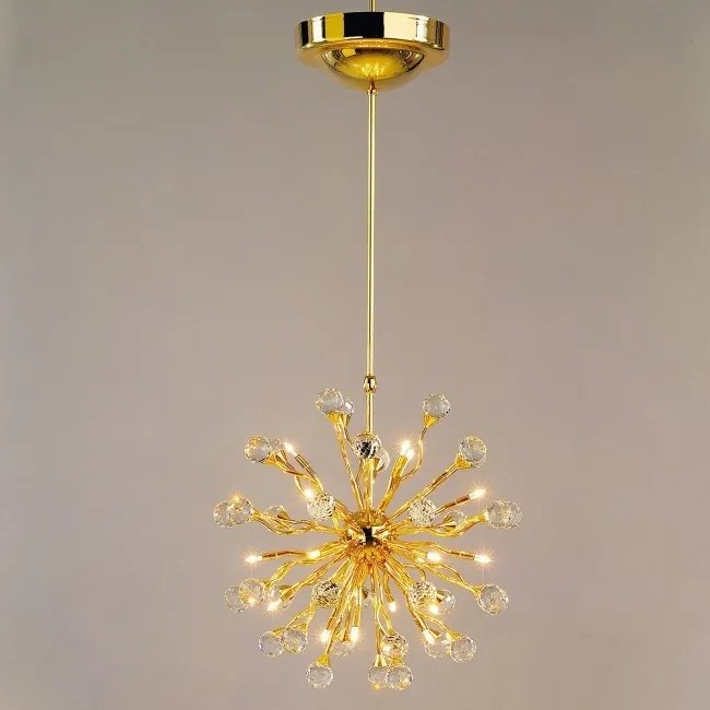 Lustra cristal Swarovski Spectra design modern de lux GALAXY 24K 18L auriu