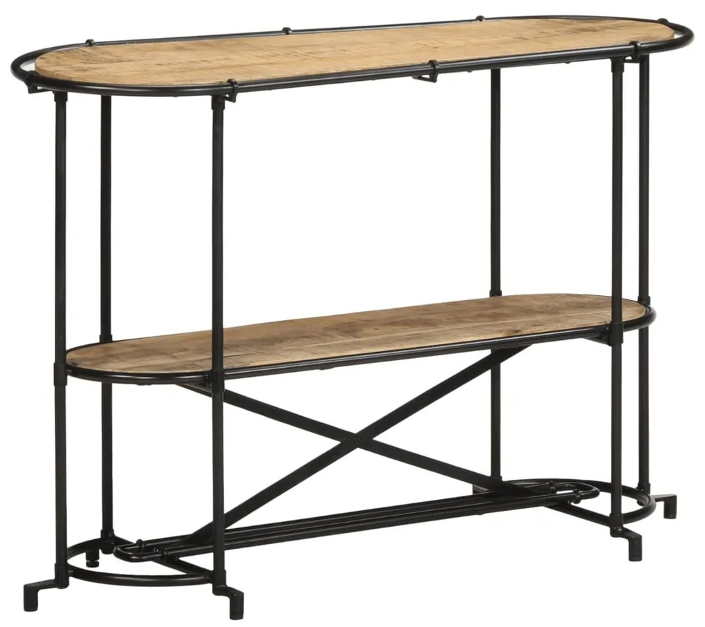 vidaXL Masă consolă, 110x42x76 cm, lemn masiv de mango brut