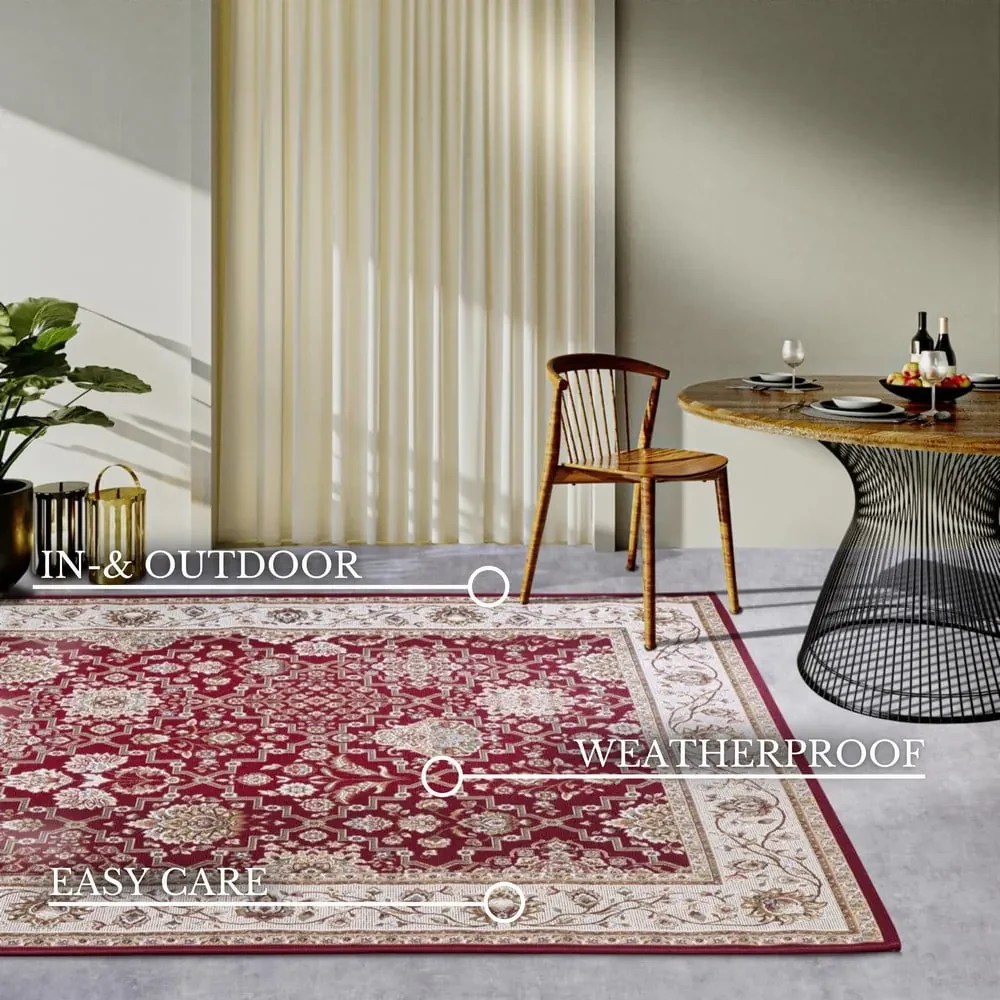 Covor de exterior roșu 200x285 cm Pierre – Villeroy&Boch
