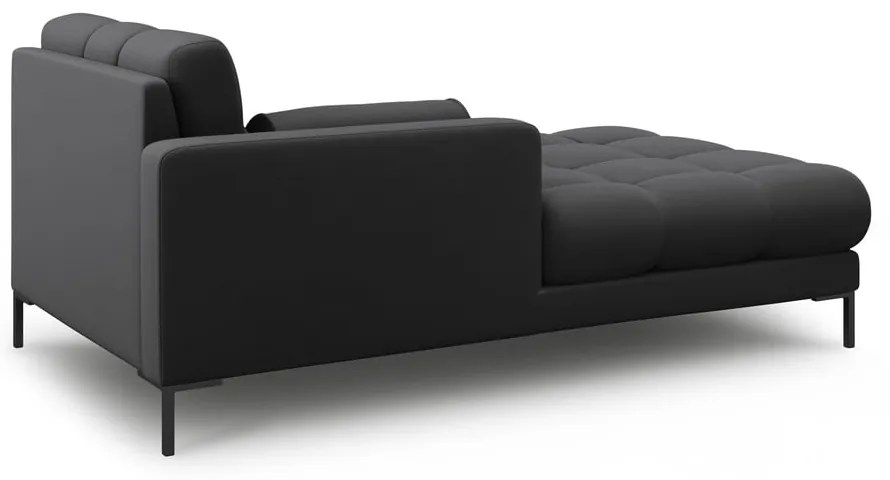 Șezlong gri închis (cu colț pe partea dreaptă) Bali – Cosmopolitan Design