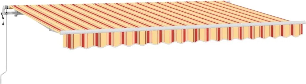 vidaXL Cortina Retractabilă Galben 400 x 200 cm țesătură