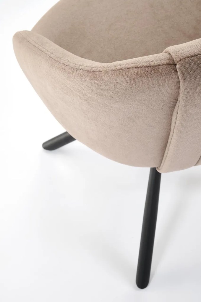 Scaun rotativ K533 stofa cappucino