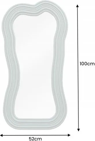 Oglinda de perete decorativa Alice II 100cm verde