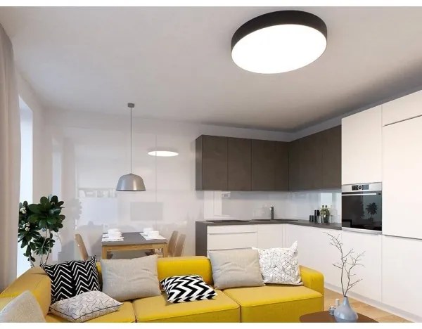 Plafonieră LED MONO LED/30W/230V 3000K/4000K negru LED2