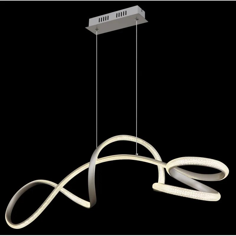 Lustra LED suspendata 4000K SWIRL nichel