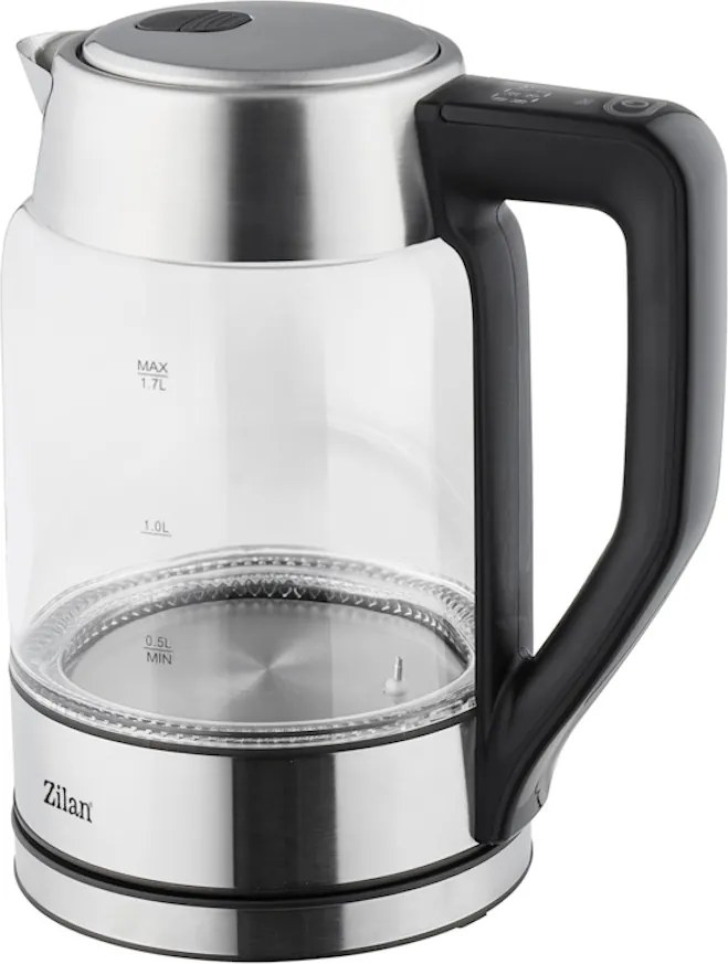 Fierbator de apa Zilan ZLN8955, transparent, putere 2200 W, capacitate 1.7 litri