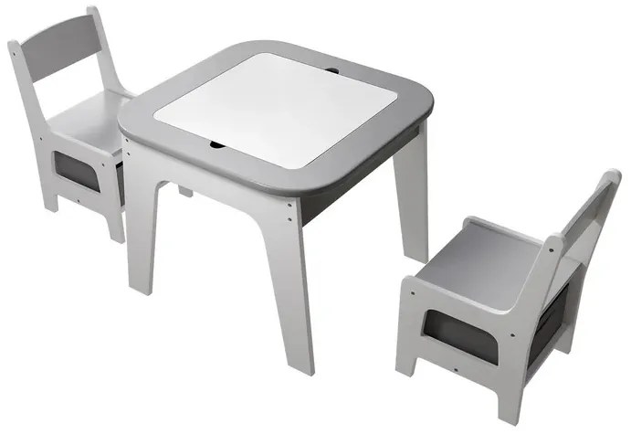 Juskys Set de lemn pentru copii Milou - gri