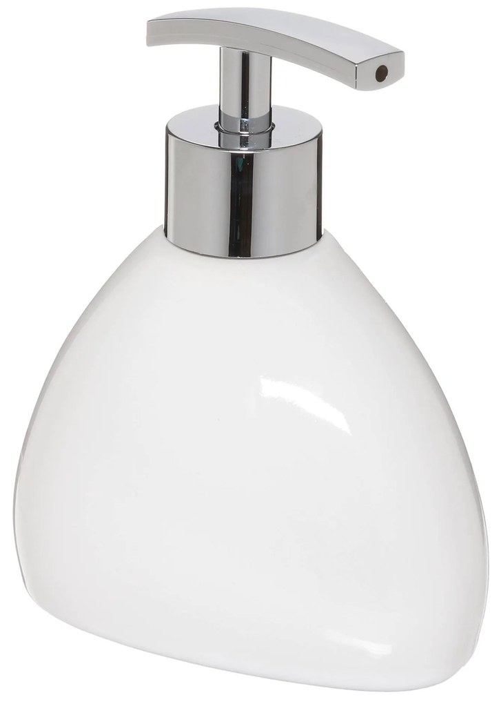 Dispenser săpun lichid SILK, Ceramică, Alb, WENKO