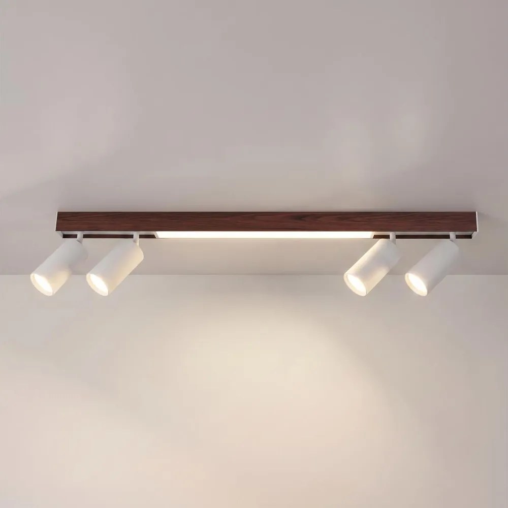 BRILAGI - Spot LED SELE 4xGU10/30W/230V + LED/20W alb/decor cireș