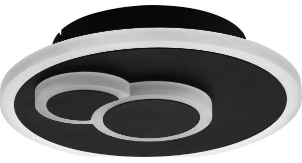 Plafonieră LED CADEGAL LED/7,8W/230V d. 20 cm neagră Eglo 30659
