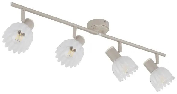 Globo 54317-4 - Plafonieră cu spoturi PLANTA 4xE14/40W/230V