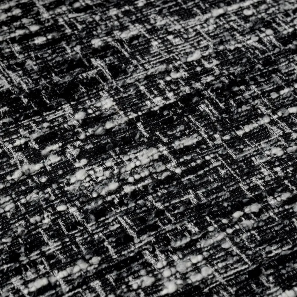 Fotoliu elegant design LUX Rockdale, Boucle sonata black