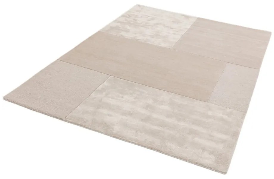 Covor Asiatic Carpets Tate Tonal Textures, 200 x 290 cm, crem