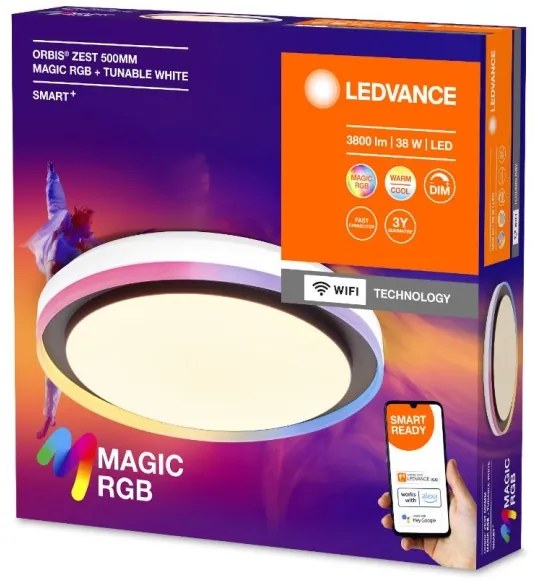 Ledvance - Plafonieră SMART+ MAGIC LED RGBW dimabilă/38W/230V Wi-Fi