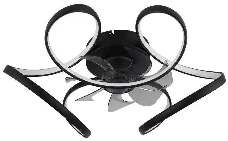 Lustra LED cu ventilator si telecomanda LORIS 03638 GL