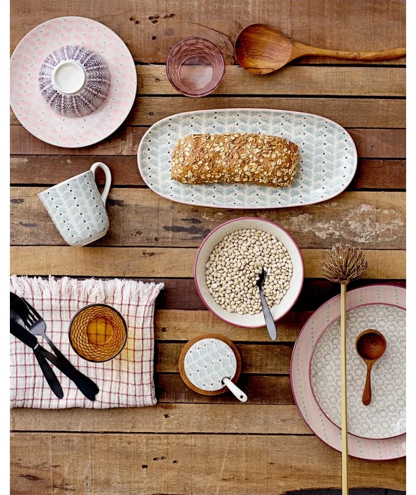 Set de 3 căni din gresie ceramică Bloomingville Maya, 360 ml