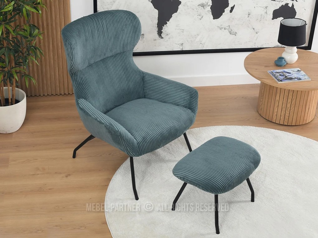Fotoliu Condor (turcoaz + negru). Promo -7%. 1109989