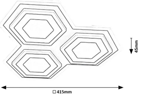 Rabalux 71115 - Plafonier LED BITSI dimabil 72W 230V 3000/6000K cu DO