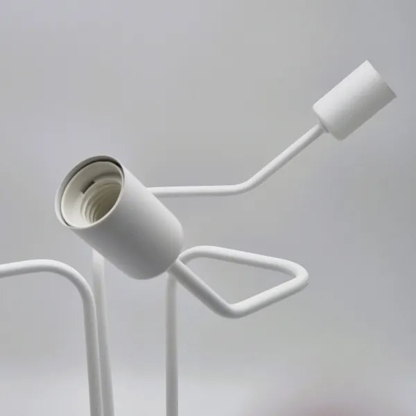 Lustră aplicată MATYLDA 3xE27/60W/230V alb