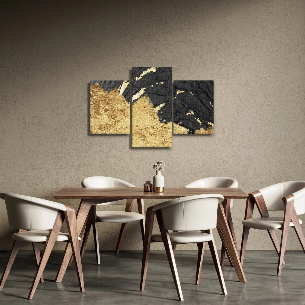 Tablou - Structura de aur N⁰1 (90x60 cm)