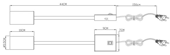 Lampă de perete flexibilă ROBBY 1xGU10/25W/230V neagră/crom Globo 57911W