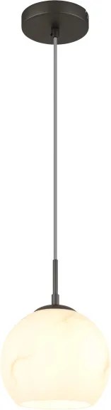 Globo 15999MH - Pendul pe cablu RAGUSA 1xE27/60W/230V Ø 20 cm