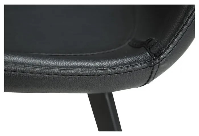 Scaun din piele artificială DAN–FORM Denmark Hype , negru