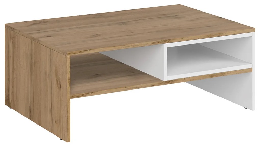 Măsuță de cafea VILGO 90, alb lucios