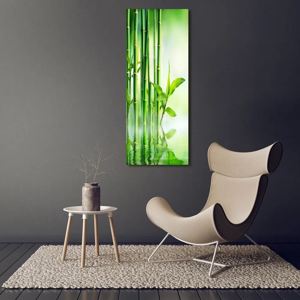 Tablou pe pânză canvas Bamboo în apă