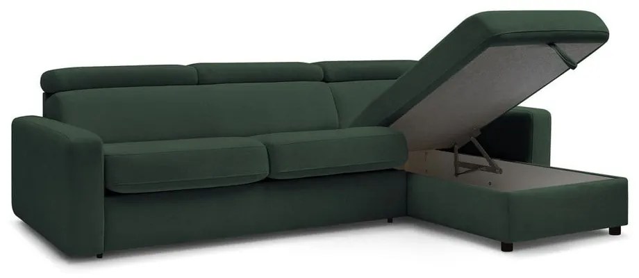 Colțar verde închis extensibil (cu colț variabil) Monaco – Bobochic Paris