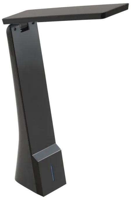 Veioza birou cu USB, dimmabila EGLO LA SECA 97045, LED 1.8W 170lm 3000-5000K, Negru