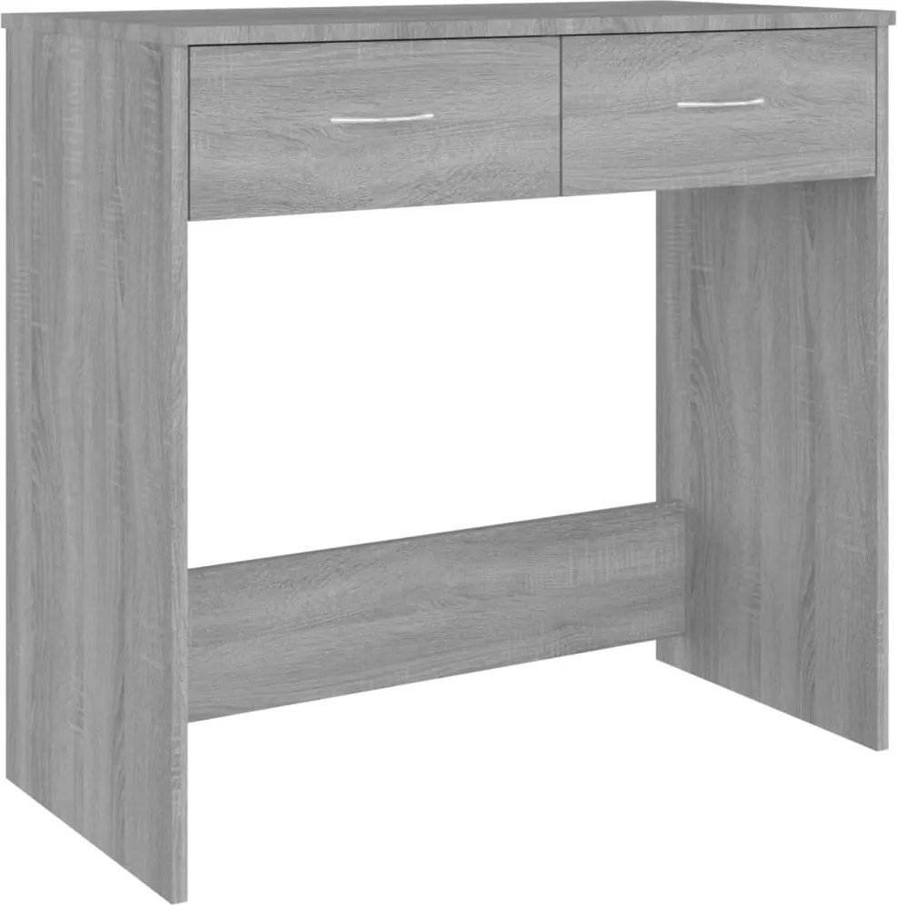 vidaXL Birou Gri Sonoma 80x40x75 cm lemn prelucrat