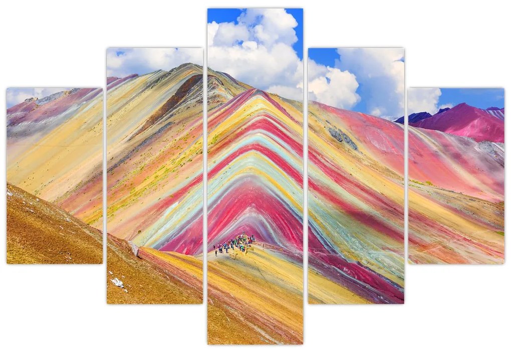 Tablou - Muntele Curcubeu, Peru (150x105 cm)