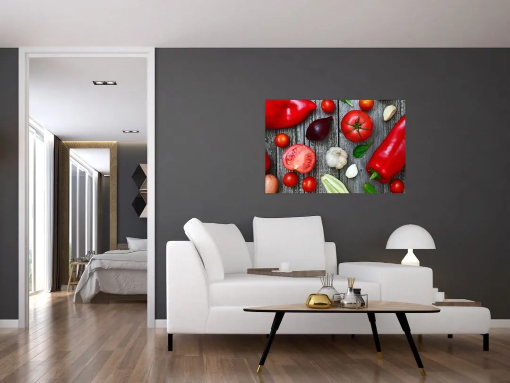 Tablou cu legume (90x60 cm)