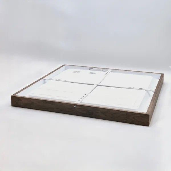 Brilagi-LED Corp de iluminat pentru baie WOODY FRAME LED/50W/230V 60x60 cm IP44, finisaj stejar-nuc