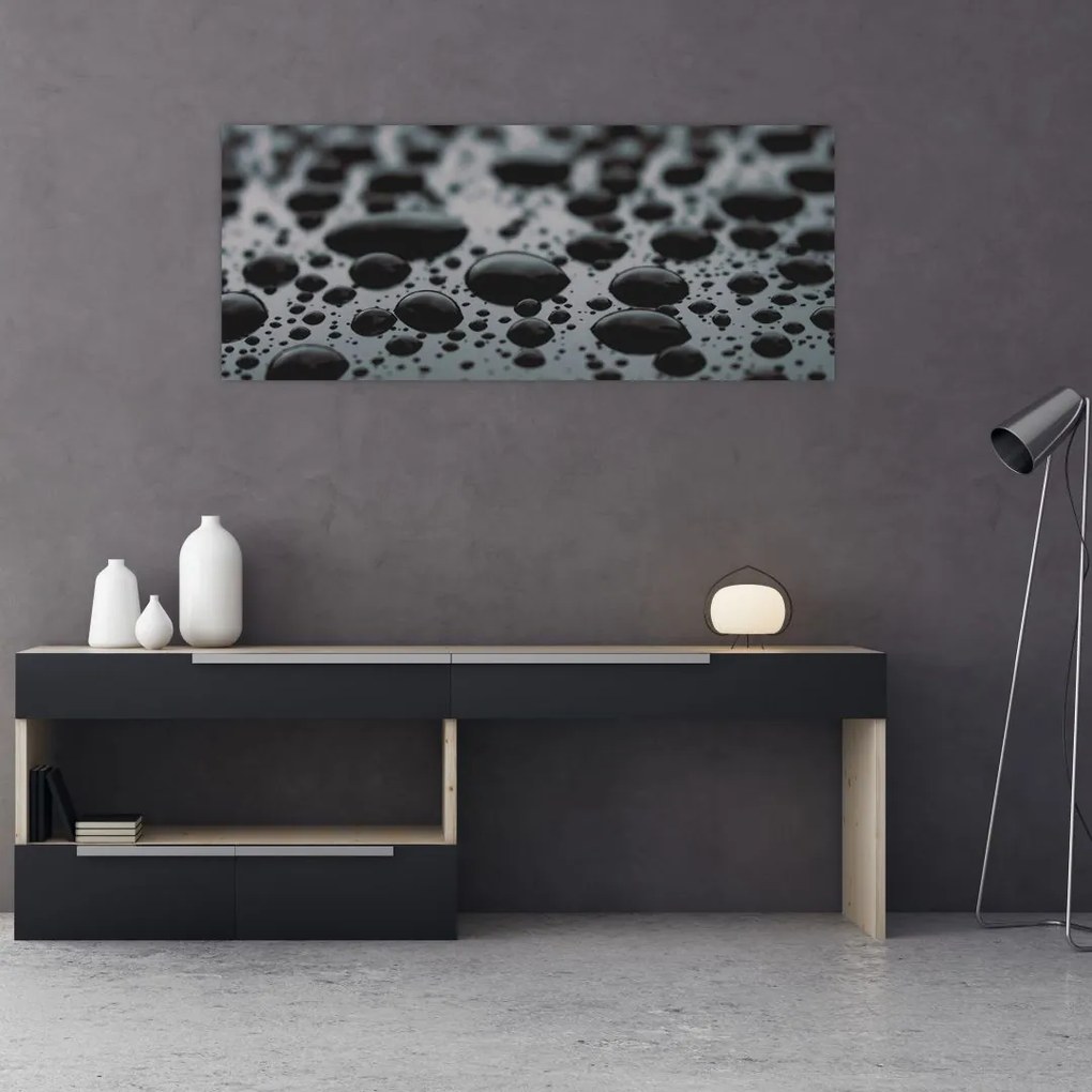 Tablou cu picături de apă (120x50 cm)