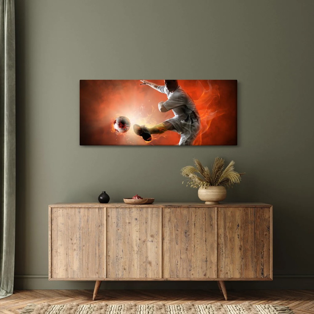 Tablou - Fotbalistul (120x50 cm)