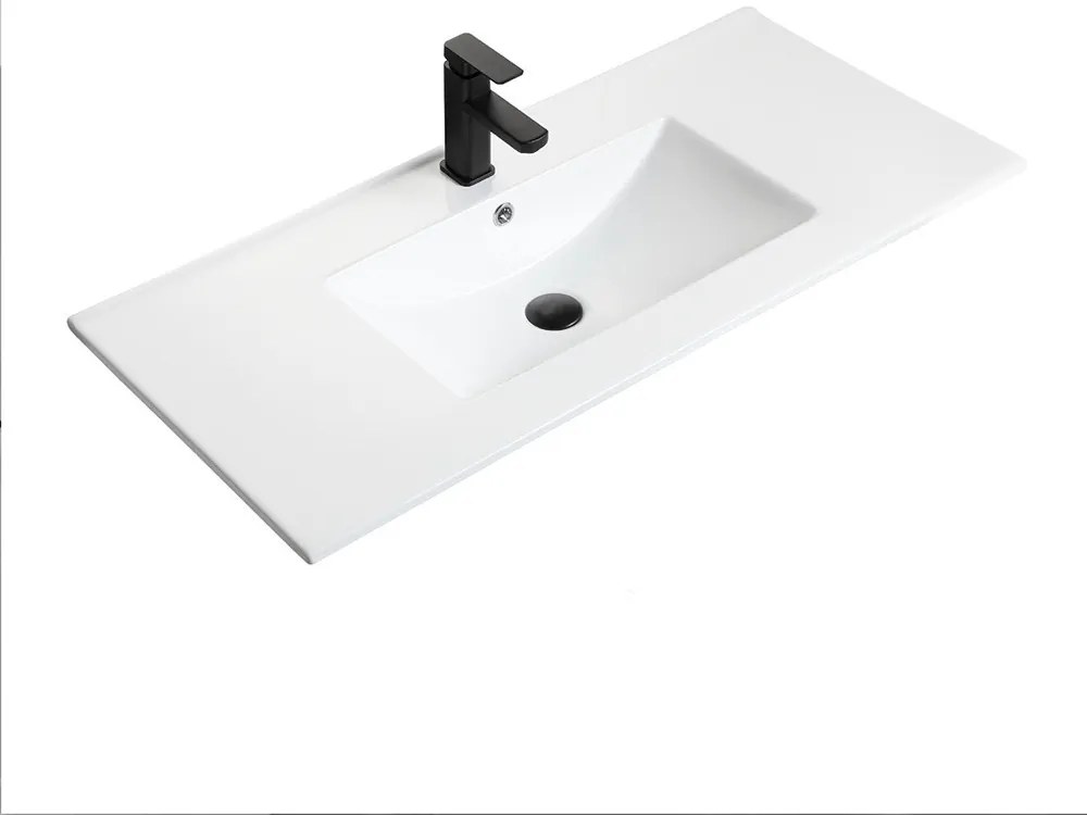 V955 - Lavoar cu design plat 18x120x46 cm