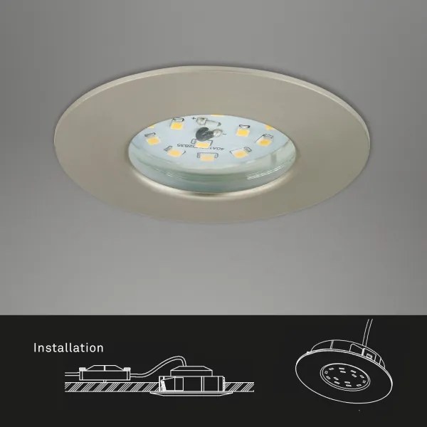 Corp de iluminat LED dimabil pentru baie ATTACH LED/6,5W/230V IP44 Briloner 7295-012