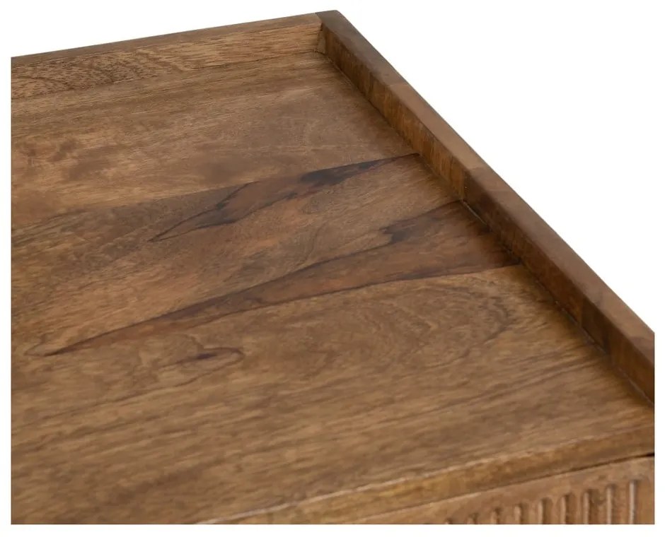 Comodă în culoare naturală joasă din lemn de mango 174x75 cm Apricot – Ixia