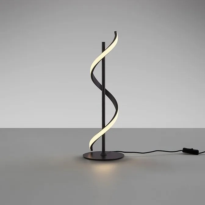 Veioza moderna LED neagra Boa