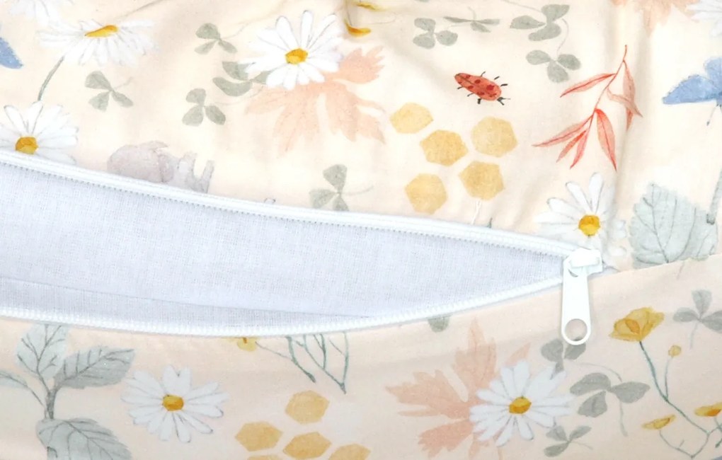 Perna pentru gravide si alaptare, husa detasabila din bumbac 100% si umplutura antialergica BabySoft  , Lunca Bej, Amy