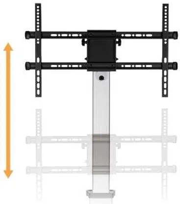 Suport mobil pentru TV Brateck FS44-46TW, aluminiu / negru