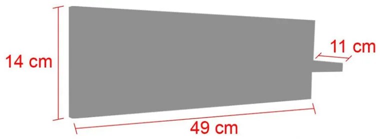 Umeras Lolia natural 49x11x14cm