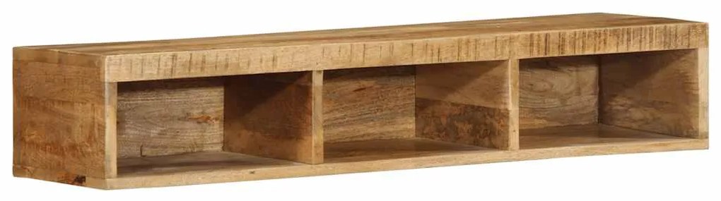 vidaXL Dulap TV montat pe perete 100x30x19 cm lemn masiv de mango brut